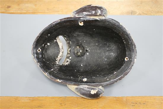 A Japanese Noh-play mask with glass eyes, possibly 19th century, 24.5cm